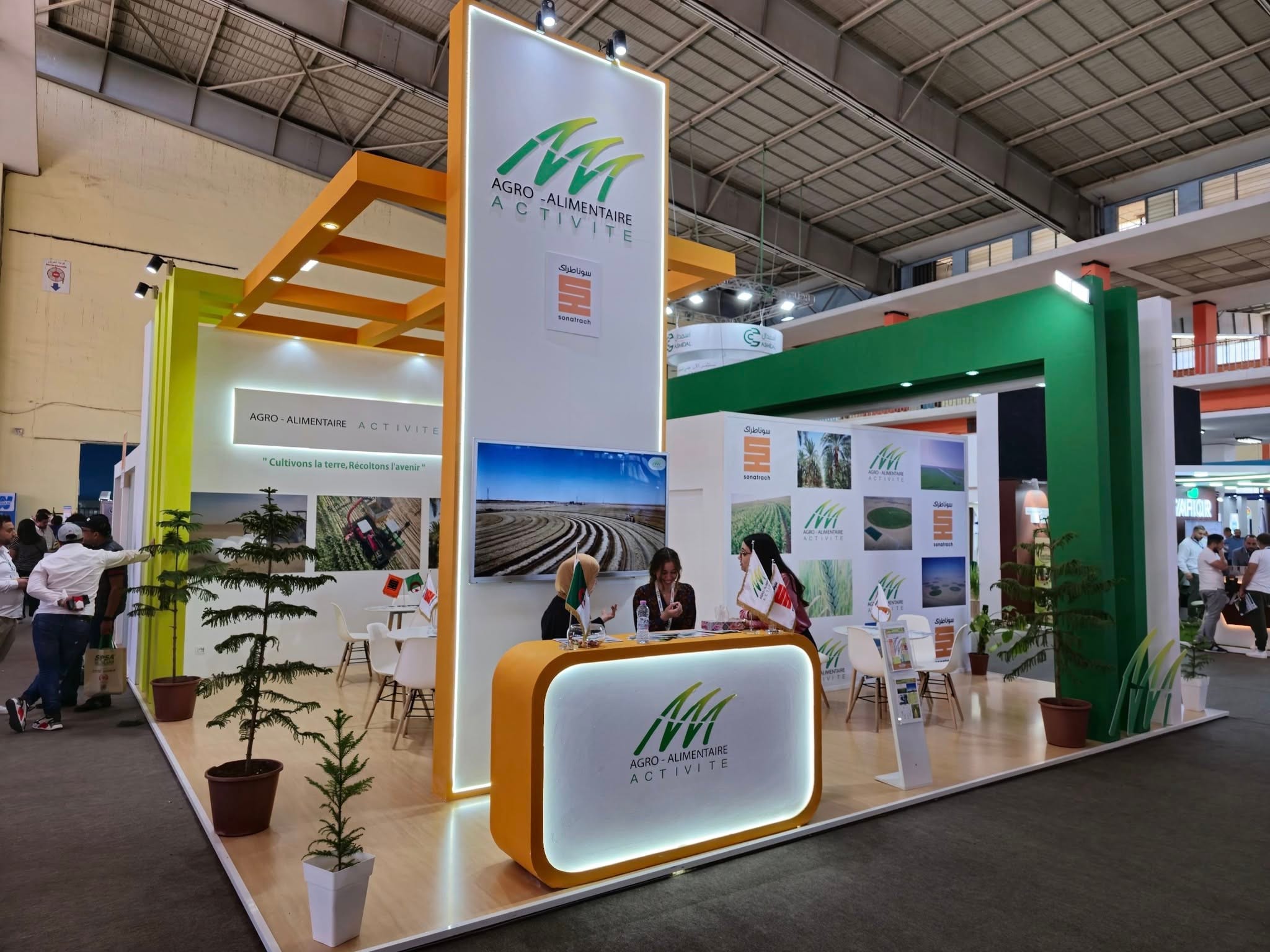 Stand agroalimentaire
