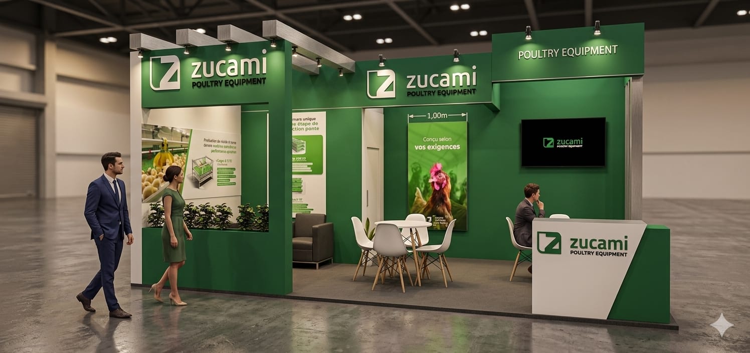 Zucami — Poultry Equipment — rendu 3D de conception